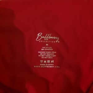 BuffBunny Legacy Pocket Legging In Salsa Red- Size M